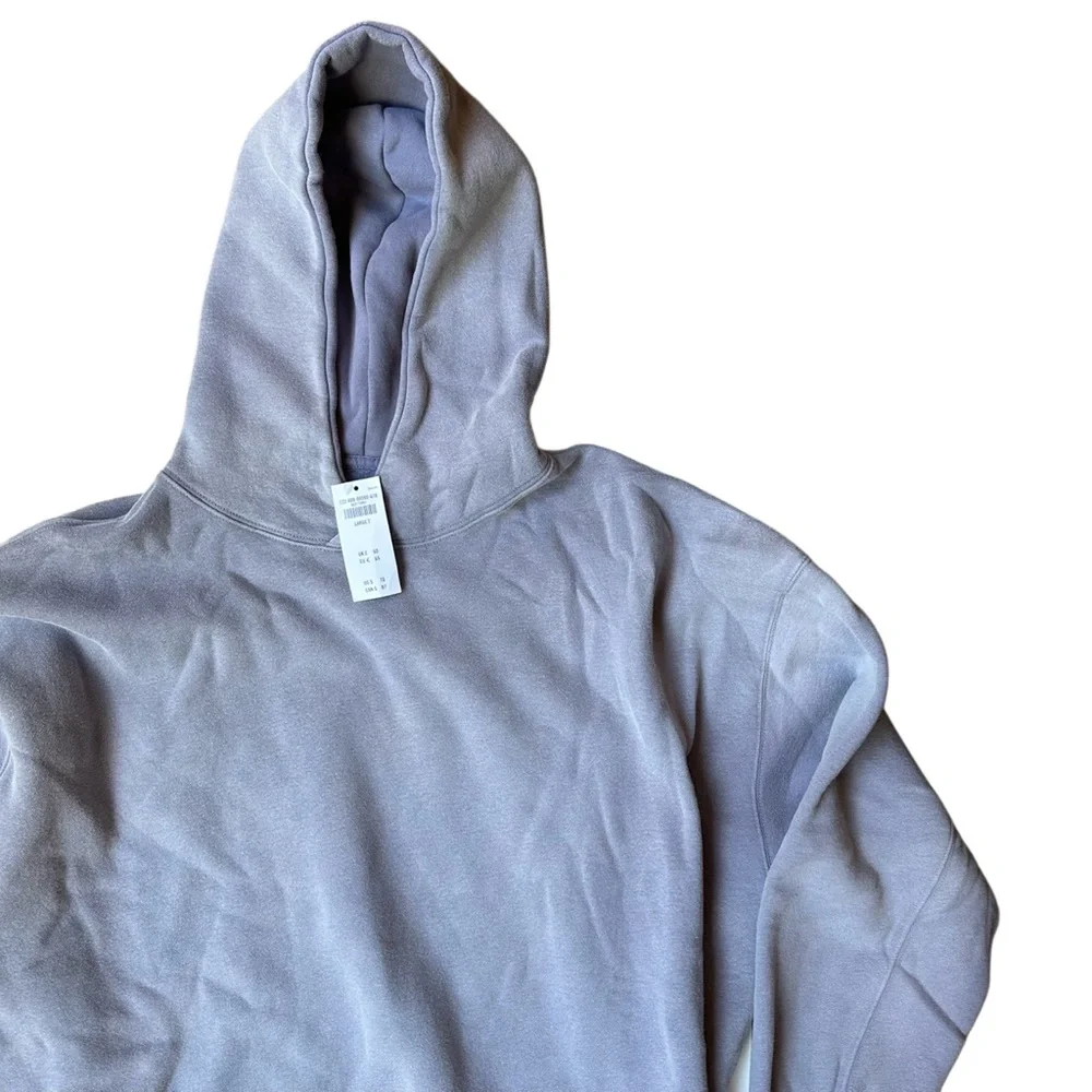 Abercrombie & Fitch Essential Popover Hoodie | Light Purple NWT - Picture 4 of 7